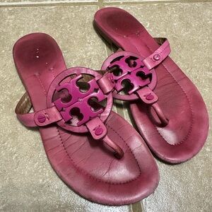 Tory Burch Pink Miller Sandals - Size 7.5